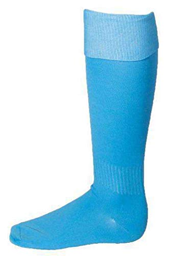 Rucanor - Calcetines de fútbol, Hombre, color azul celeste, tamaño Medium