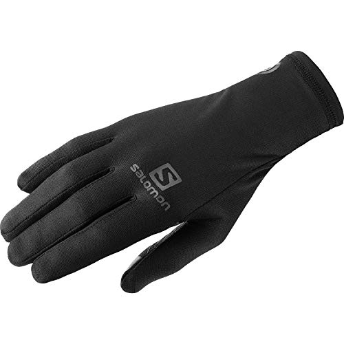 Salomon Nso Pro Glove Run Guantes con tecnología AdvancedSkin Warm y vellón Zargun para trail running