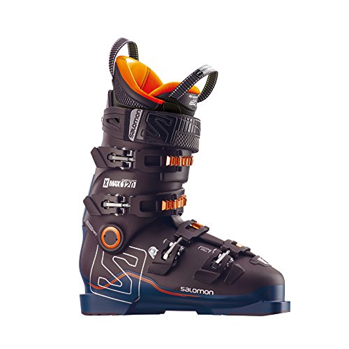 SALOMON X MAX 120 – Botas de esquí, Black/Petrol Blue/Orange