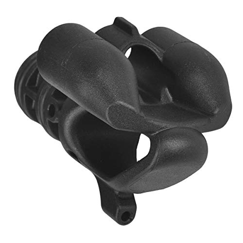 SEAC Cabezal Cerrado para Gomas paralelas de Pesca submarina, Apto para Ø28 mm Externo, Unisex-Adult, Negro, estándar