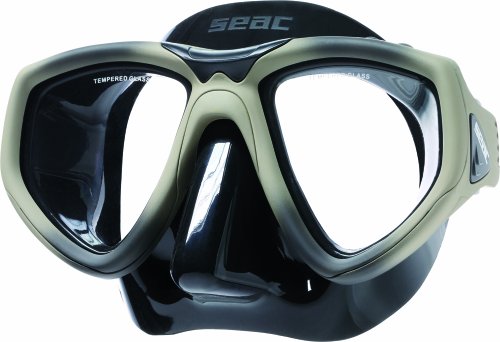 SEAC Sub One Combat S/BL - Gafas/Máscara de Buceo, Color Camouflage