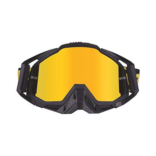 SlimpleStudio Anti Niebla 100% Protección UV Gafas de Ventisca,Gafas de Moto Gafas de Montar Gafas Todoterreno Gafas de esquí Espejos de Carreras-UN