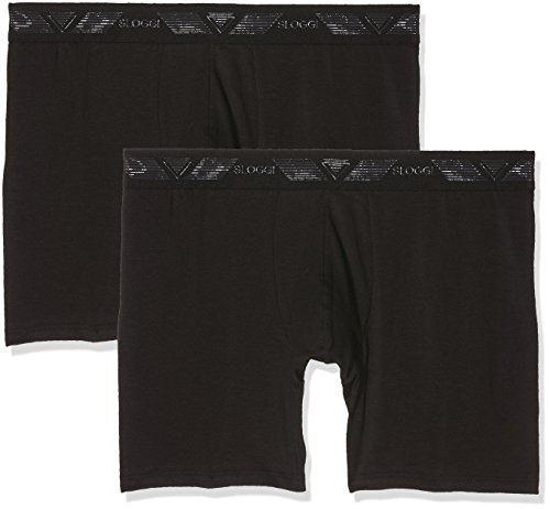 Sloggi Men Shirt Stop H Short 2p Bóxer, Negro (Noir), XX-Large (Talla del fabricante: 0008 EU/ 6 FR) (Pack de 2) para Hombre