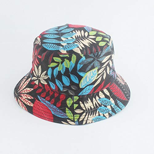 Sombrero Gorra Sombrero de Cubo Reversible Sombreros de Verano para el Sol para Mujeres Hombres Gorro -shu ye