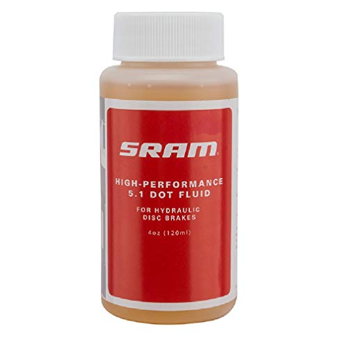 SRAM Bremsflüssigkeit Dot 5.1, für Alle hydraulischen Bremsen Von und Avid geeignet, 120 ml SRAM Bremsflüssigkeit Dot 5.1, für Alle hydraulischen Bremsen Von und Avid geeignet, 120 ml