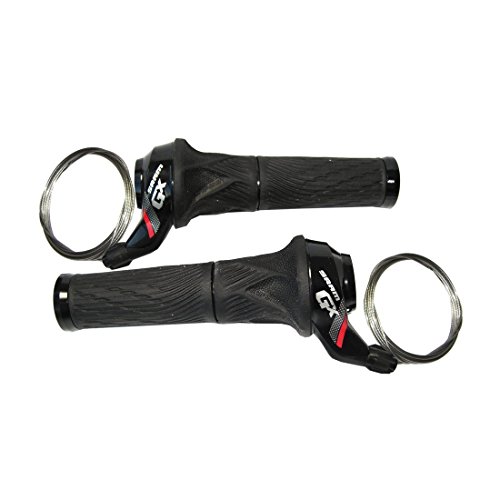 SRAM Shifter GX Grip Shift 2 Speed Index Front with Locking Grip Red SRAM Shifter GX Grip Shift 2 Speed Index Front with Locking Grip Red