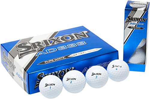 Srixon AD333, Bolas de Golf, Blanco, Talla Única, Pack de 12