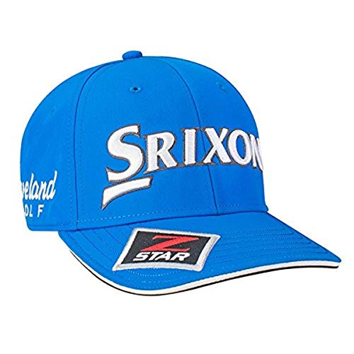 Srixon Golf - Sombrero para Hombre (Talla única), Hombre, Gorra del Personal del Tour, 30170427, Azul eléctrico/Blanco, Talla única