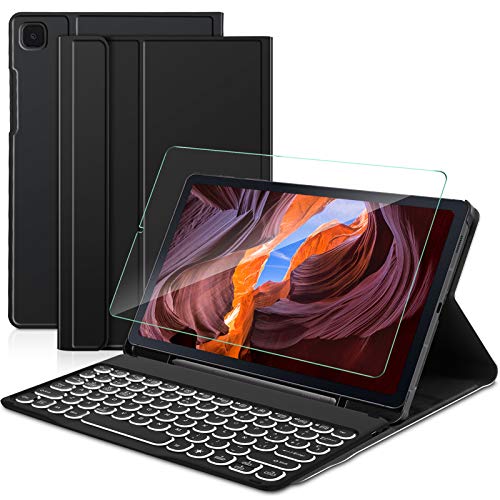 Sross Funda con Teclado para Samsung Galaxy Tab S6 Lite,Español Ñ Samsung Galaxy Tab S6 Lite 10.4 Pulgada 2020 SM-P610/P615 Teclado con Protector de Pantalla, Negro Sross Funda con Teclado para Samsung Galaxy Tab S6 Lite,Español Ñ Samsung Galaxy Tab S6 Lite 10.4 Pulgada 2020 SM-P610/P615 Teclado con Protector de Pantalla, Negro