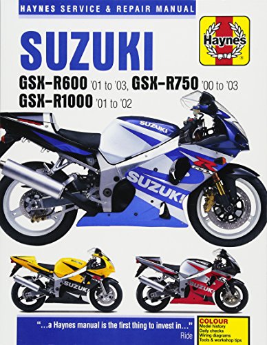 Suzuki GSX-R600, R750 & R1000 (Haynes Service & Repair Manual)