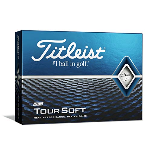 Titleist Tour Soft Pelota DE Golf, Hombres, Blanco, ESTANDAR