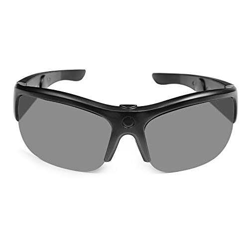 TJ Half-Frame - Gafas de sol con auriculares abiertos, gafas de sol inteligentes para hombre y mujer, gafas de ciclismo UV400, ligeras para ciclismo, pesca, correr (medida 129 mm pequeña