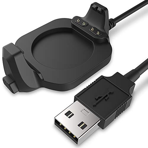TUSITA Cargador para Garmin Forerunner 920XT GPS Watch - Cable de Carga USB Clip Cradle 100cm - Fitness Tracker Accesorios Smartwatch