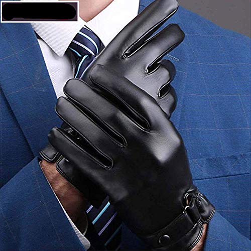UKKD Guantes Llena De Palma Guantes De Moda De La Pantalla Táctil De La Chaqueta De Cuero De Los Guantes De Invierno Frío Viento Cálido Un Poco 'para Los Hombres,Re UKKD Guantes Llena De Palma Guantes De Moda De La Pantalla Táctil De La Chaqueta De Cuero De Los Guantes De Invierno Frío Viento Cálido Un Poco 'para Los Hombres,Re