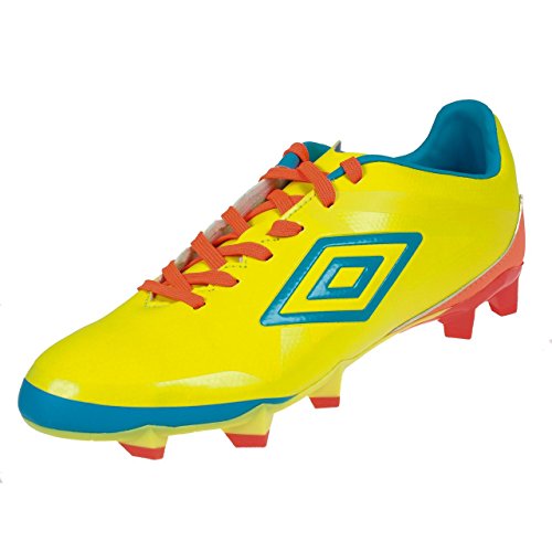 Umbro Velocita Club Lamelle - Zapatillas de fútbol con láminas (talla 42), color amarillo