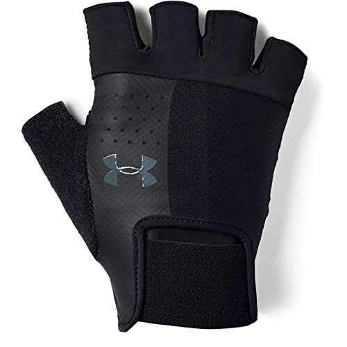 Under Armour UA Men's Training Glove Hombre, Guantes sin Dedos, Negro (Black/Black/Pitch Gray), XL