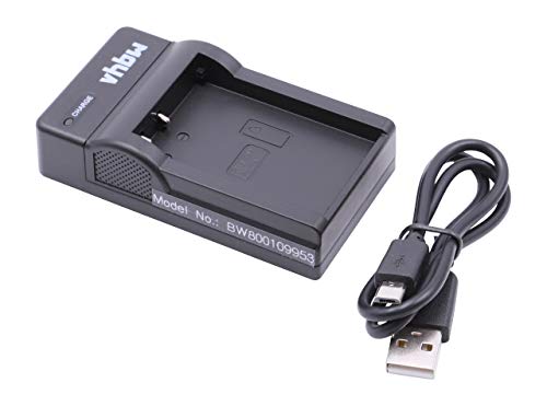 vhbw Cargador batería USB Compatible con Garmin Alpha 100 Handheld baterías cámaras, videocámaras, DSLR -Soporte Carga