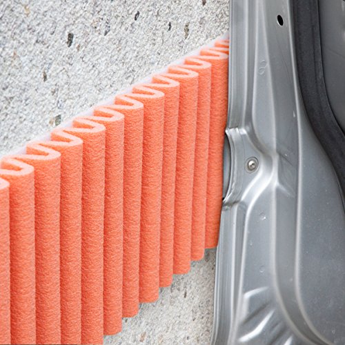 Wall Bumper Leggero Design | Parachoques de garaje para proteger las puertas del automóvil | Juego de 2 tiras adhesivas amortiguadoras, repelentes al agua | Cada ≈ 17 cm x 1.35 m. Color naranja Wall Bumper Leggero Design | Parachoques de garaje para proteger las puertas del automóvil | Juego de 2 tiras adhesivas amortiguadoras, repelentes al agua | Cada ≈ 17 cm x 1.35 m. Color naranja