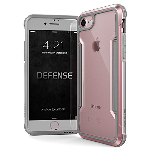 Xdoria Defense Shield - Funda para Apple iPhone 8, Color Rosa Dorado
