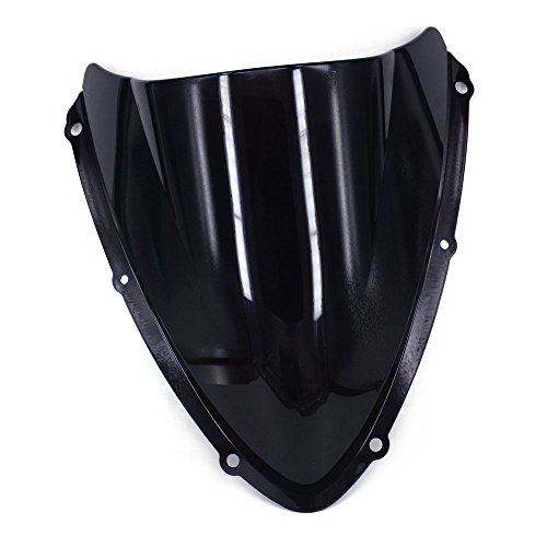 YSMOTO Protector de parabrisas de motocicleta para Suzuki GSXR600 GSX600R GSXR750 GSX750R 2008-2010 08-10 08 09 10 moto de calle negro