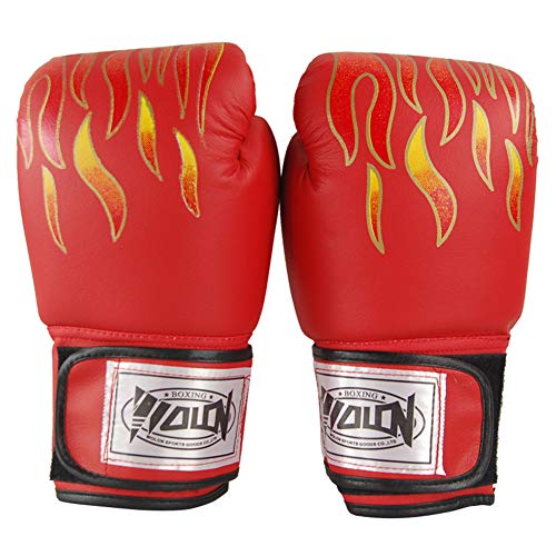 Ziyi Guantes de Boxeo de Boxeo Guantes de Mano Wraps nudillo puño de Entrenamiento de Muay Thai Bolsa de Arena de Entrenamiento de Taekwondo Guantes de Boxeo Llama guardamanos para Adultos