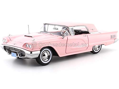 1960 Ford Thunderbird Hard Top Pink 1:18 Sun Star 4308