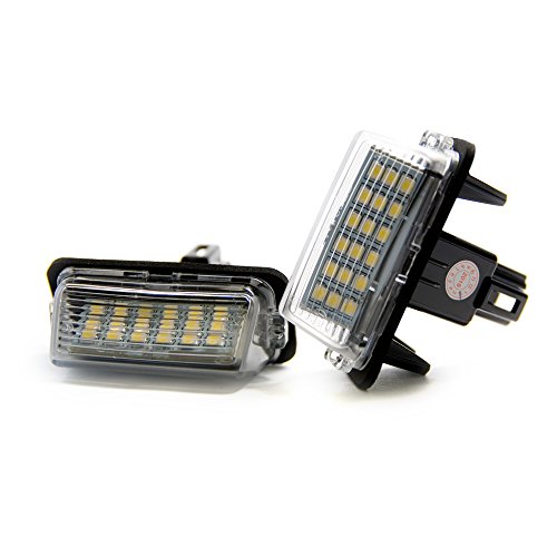 2 luces LED para matrícula, iluminación de xenón, luz de matrícula. 2 luces LED para matrícula, iluminación de xenón, luz de matrícula.