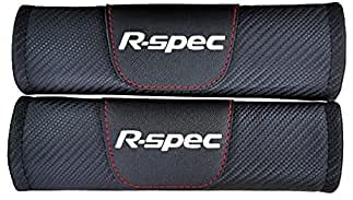 2 Piezas Fibras Carbono Seguridad CinturóN Almohadillas para Hyundai Ix35 Soft Comfort Breathable Cushion Pads, Hombro Seguridad Coche Cuero Interior Accesorios