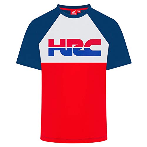 2019 Honda Racing HRC MotoGP - Camiseta para Hombre (100% algodón, Tallas S-XXL), Rojo, Mens (S) 98cm/39 Inch Chest