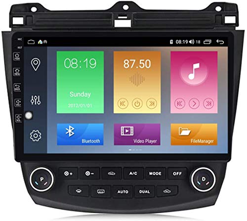 Android 10.0 Octa-Core 10 pulgadas de pantalla grande de control central de navegación del coche, adecuado para Honda Accord 03-07 Modificación de séptima generación, Carplay4 + 64G, M400