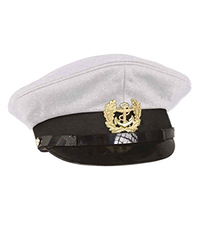 AZUL MARINO M, INSIGNIA DE GORRA DE PLATO DE Colour BLANCO - blanco, 59