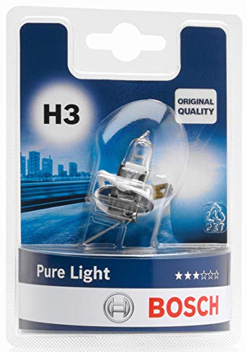 Bosch Lámpara para faros: Pure Light H3 12V 55W PK22s (Lámpara x1)