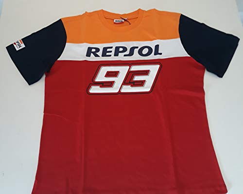 Camiseta Oficial de MotoGP Honda Repsol Dual Marc Marquez 93 Big 93 - Rojo - XXL