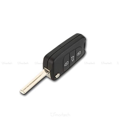 Carcasa para llave con 3 botones, mando a distancia para Hyundai I20 I30, IX20 IX35 con hoja abatible