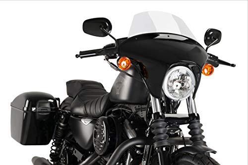 Customacces AZ3278N Batwing SML Pantalla Larga Color Transparente Harley Davidson Sportster Forty-Eight XL1200XS 18'-20'