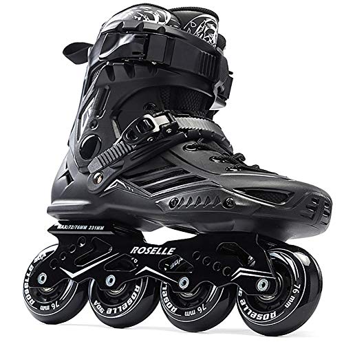 De Patines De Ruedas En Línea Patines en línea para Hombres y Mujeres para Niños y Jóvenes,Ideal para Adultos De Patines De Ruedas Patines Profesionales en línea,para Interiores y Exteriores,G,36