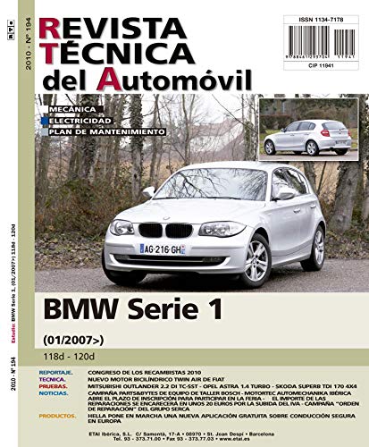 Documentación técnica RTA 194 BMW SERIE 1 I ( (2007 -2011)