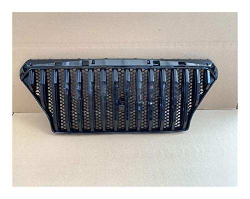 DPFXNN Rejillas de radiador Rejilla de Carreras Delanteros para Hyundai Santa Fe 2019 2020 Santafe ABS Grille Radiador (Color : Negro)