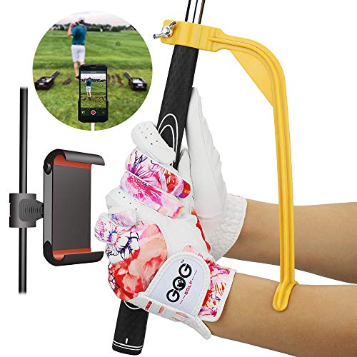 Dr.Taylor Golf Swing Trainer Set, Guía de Golf para Principiantes Alineación del Gesto del Columpio + Registrador Titular, Campo de Muñeca Corrector de Postura Practicar Kit de Herramientas