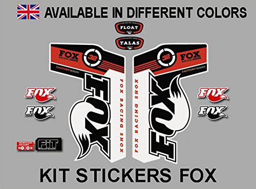 Ecoshirt F2-6HZ9-UP2J Pegatinas Horquila Fork Fox Float Talas 32 Pda06 Stickers Aufkleber Decals Autocollants Adesivi, Rojo