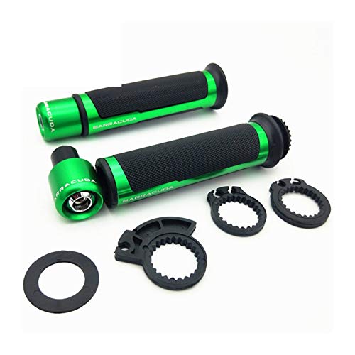 ERGDF Universal Motorbike Manill Bar Part Parting Motorcycle Manillar para BMW F800R para Nueve T para Honda para CBF CR 250 para Yamaha para TZR 50 (Color : Verde)