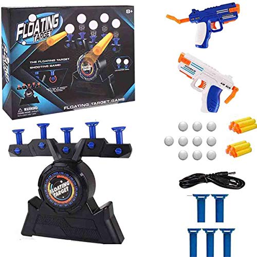 Floating Target Shooting Game, Electric Hover Shooting Floating Target Game Set, Air Shot Hovering Foam Ball Scoring Targets Toys, for Kids Shooting Toy Gifts Fun Party Supplies