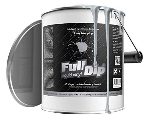 FullDip FLD4L42 Vinilo Líquido, Hypersilver Metalizado, 4 litros