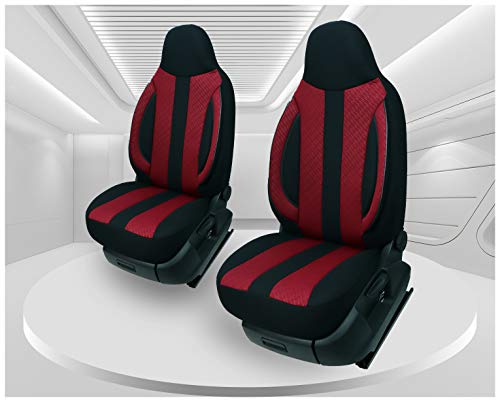 Fundas de asiento compatibles con Hyundai i10 1.2 Style conductor y pasajero a partir de 2013 FB:MD505