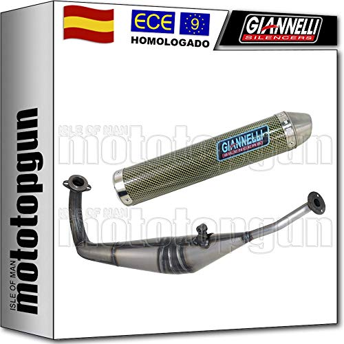 GIANNELLI ESCAPE COMPLETO HOM STREET 2T MADE IN KEVLAR NSR 125 R 2000 00 53501 + 53502