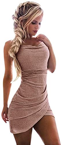 Grupo De Señoras Vestido Sin Mangas Vestido De Lentejuelas Schlange Verano Irregular del Hombro Delgado Atractivo del Partido del Vestido De Bola Club Apto Honda Mini Vestido Grupo De Señoras Vestido Sin Mangas Vestido De Lentejuelas Schlange Verano Irregular del Hombro Delgado Atractivo del Partido del Vestido De Bola Club Apto Honda Mini Vestido