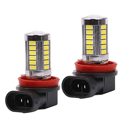 H HILABEE 2x Xenon White H11 21 LED Bombillas De Luz Antiniebla DRL 12V ~ 24V Para Automóviles H HILABEE 2x Xenon White H11 21 LED Bombillas De Luz Antiniebla DRL 12V ~ 24V Para Automóviles