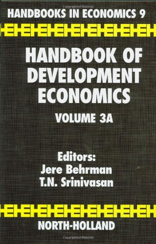 Handbook of Development Economics: Volume 3A