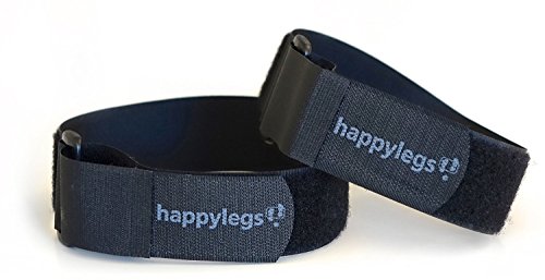 Happylegs Correas Sujeta-Pies - Cinta para Máquina de Andar Sentado con Sistema de Sujección de Velcro para Personas con Poca Fuerza en Piernas. Proporciona Buena Fijación a los Pedales.