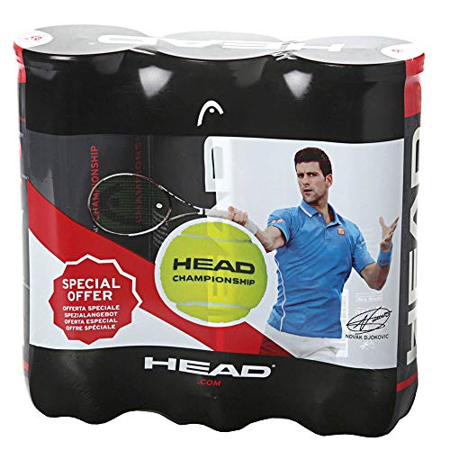 Head 3B T.I.P. Red Pelota de Tenis, Adultos Unisex, Multicolor, Talla única, 9 bolas